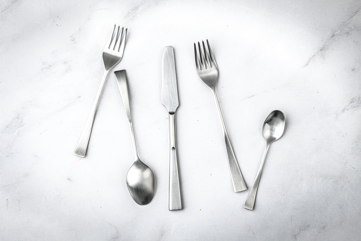 Mepra Italia Ice Flatware Set 5-Piece 18/10 Stainless Steel 104122005