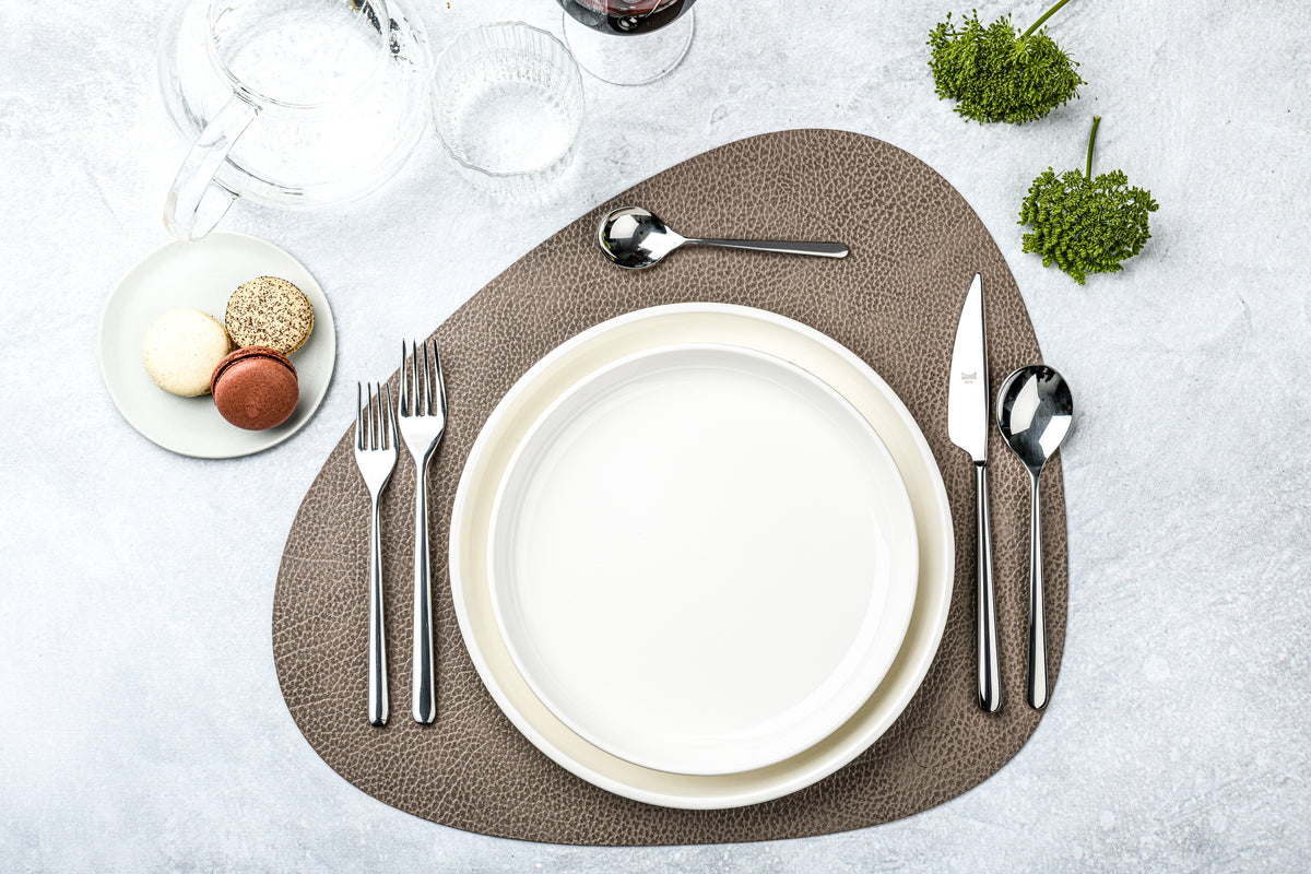 Mepra Linea Modern Flatware Set 5-Piece 18/10 Stainless Steel 104822005