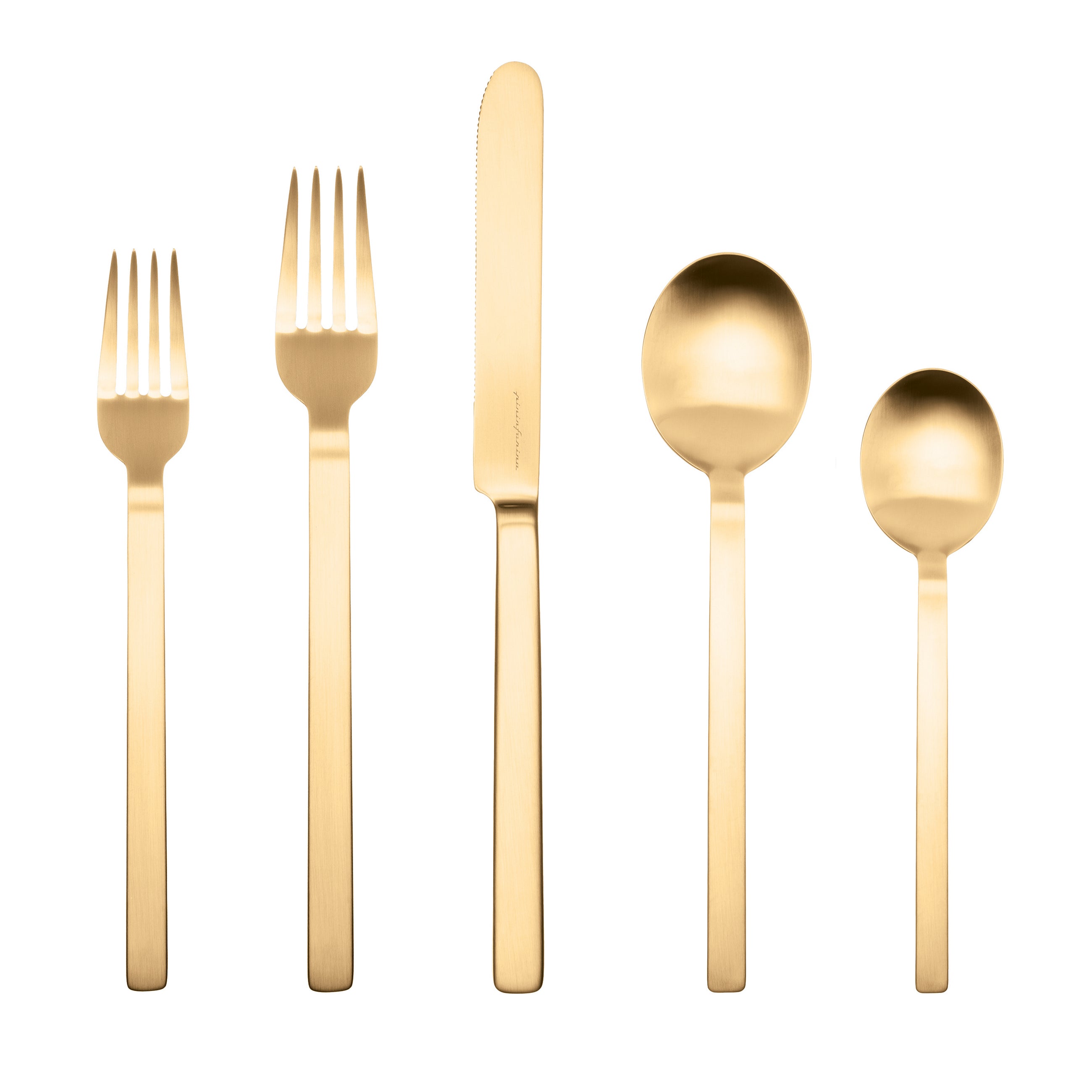 Stile Ice Oro (GOLD) 5-PC Flatware Set 107522005OI