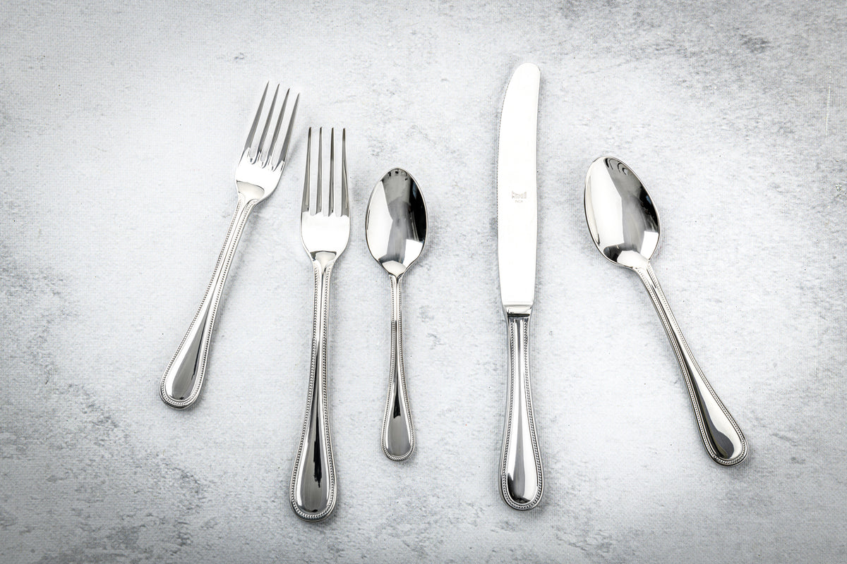 Mepra Italian Perla Mirror Flatware Set-5-piece 18/10 Stainless Steel 107622005