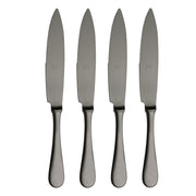 Mepra American Ice Oro Nero Steak Knife Set 4-Piece 18/10 Stainless Steel 10002244ION