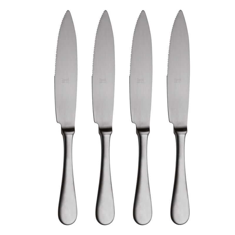 Mepra American Ice Steak Knife Set 4-Piece 18/10 Stainless Steel 10002244I