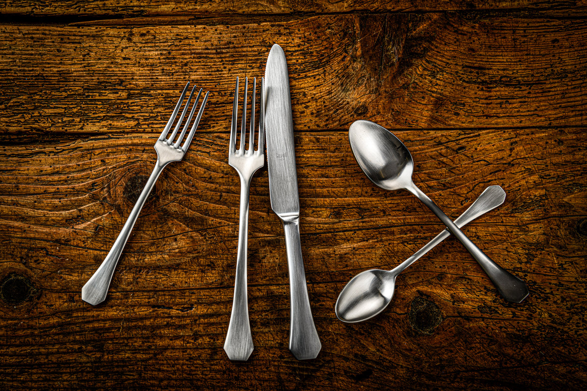 Mepra Moretto Ice Flatware Set 5-Piece 18/10 Stainless Steel 102822005I