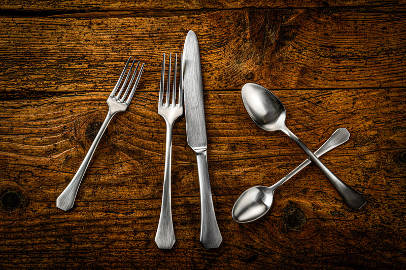 Mepra Moretto Ice Flatware Set 5-Piece 18/10 Stainless Steel 102822005I