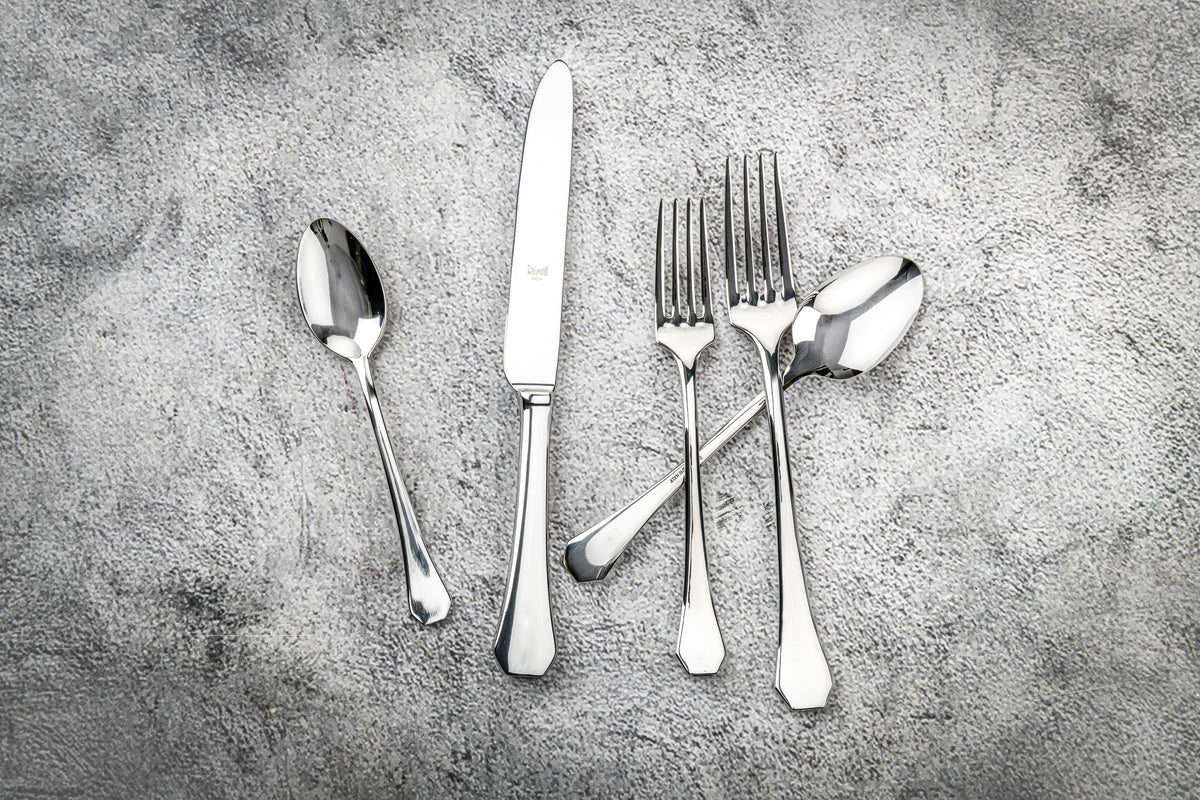 Mepra Moretto Flatware Set 5-Piece 18/10 Stainless Steel 102822005