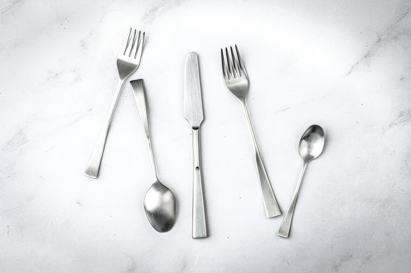 Mepra Italia Ice Flatware Set 5-Piece 18/10 Stainless Steel 104122005