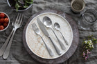 Mepra Natura Contemporary Ice Flatware Set 5-Piece 18/10 Stainless Steel 104222005