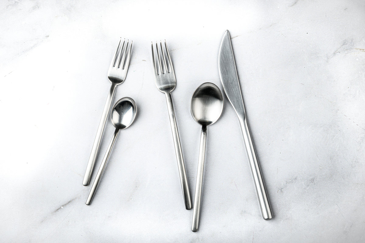 Mepra Due Ice Flatware Set 5-Piece 18/10 Stainless Steel 104522005