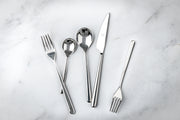 Mepra Linea Modern Flatware Set 5-Piece 18/10 Stainless Steel 104822005