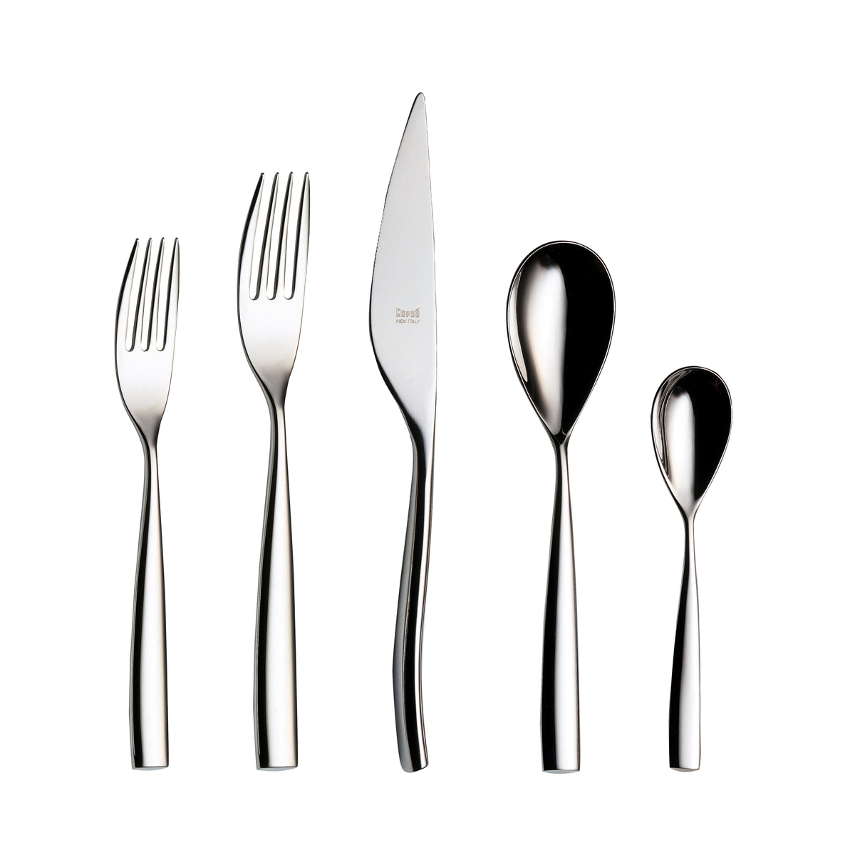 Mepra Arte Luxury Flatware Set 5-Piece 18/10 Stainless Steel 105022005