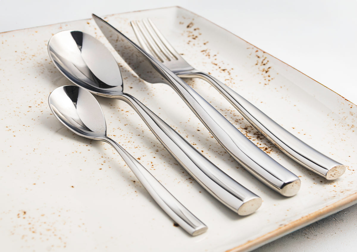 Mepra Arte Luxury Flatware Set 5-Piece 18/10 Stainless Steel 105022005