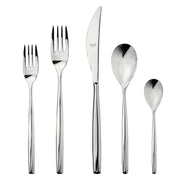 Mepra Stiria Everyday Modern Flatware Set 20-Piece 18/10 Stainless Steel 105422020