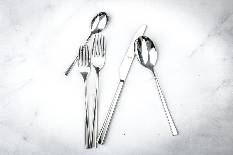 Mepra Atena Mirror Flatware Set 5-Piece 18/10 Stainless Steel 106222005