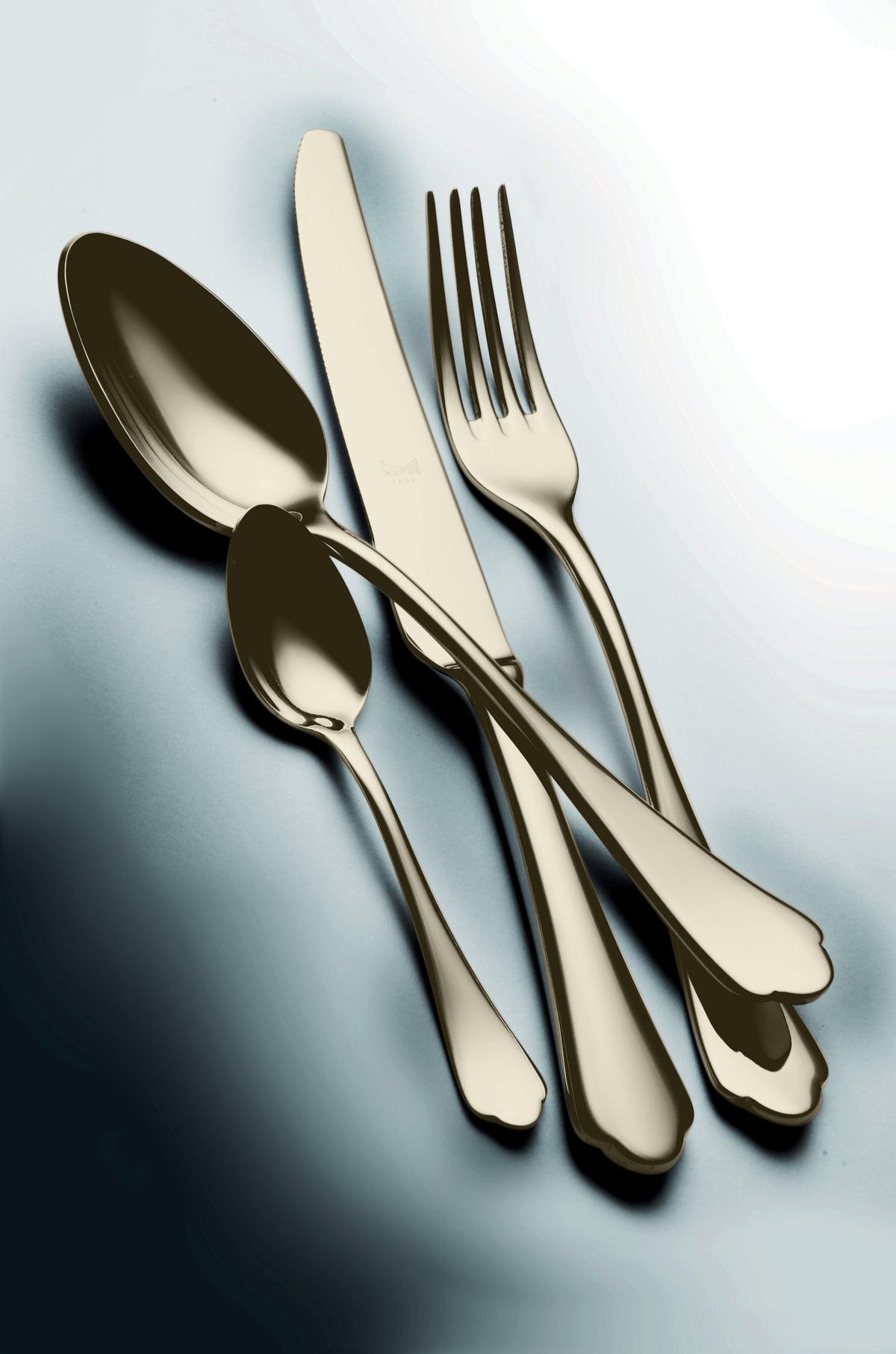 Mepra Dolce Vita Champagne Flatware Set 5-Piece 18/10 Stainless Steel 106422005C