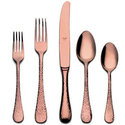 Mepra Italian Epqoue Bronze Mirror Flatware Set 5-Piece 18/10 Stainless Steel 106822005B