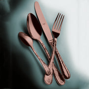 Mepra Italian Epqoue Bronze Mirror Flatware Set 5-Piece 18/10 Stainless Steel 106822005B