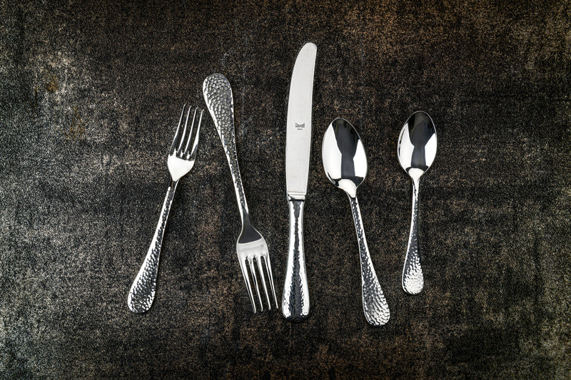 Mepra Italian Epqoue Mirror Flatware Set 5-Piece 18/10 Stainless Steel 106822005