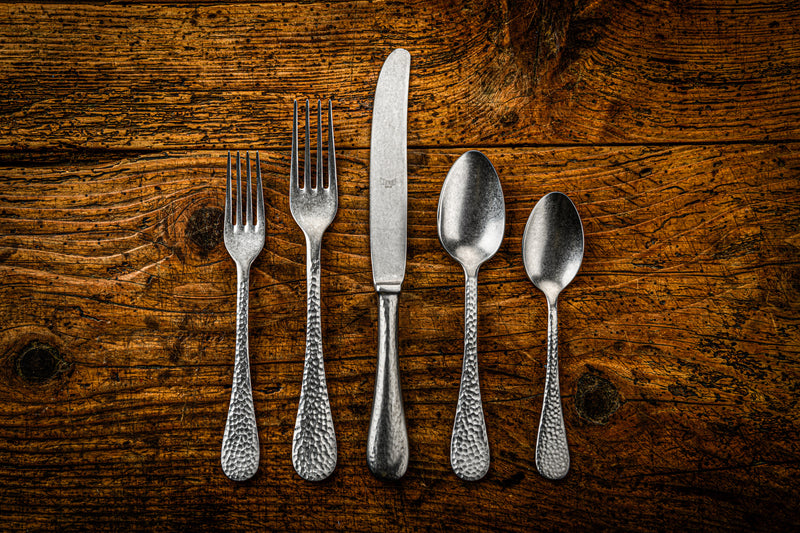 Mepra Epqoue Pewter Flatware Set 5-Piece 18/10 Stainless Steel 106922005