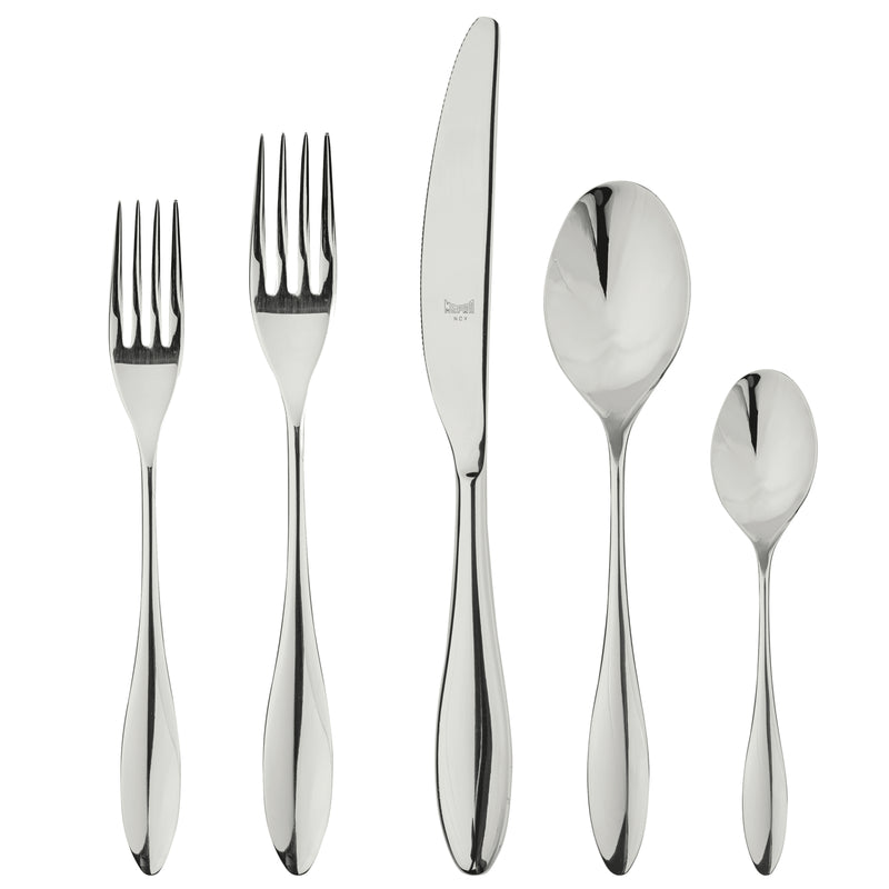 Mepra Carinzia Flatware Set 20-Piece 18/10 Stainless Steel 107022020
