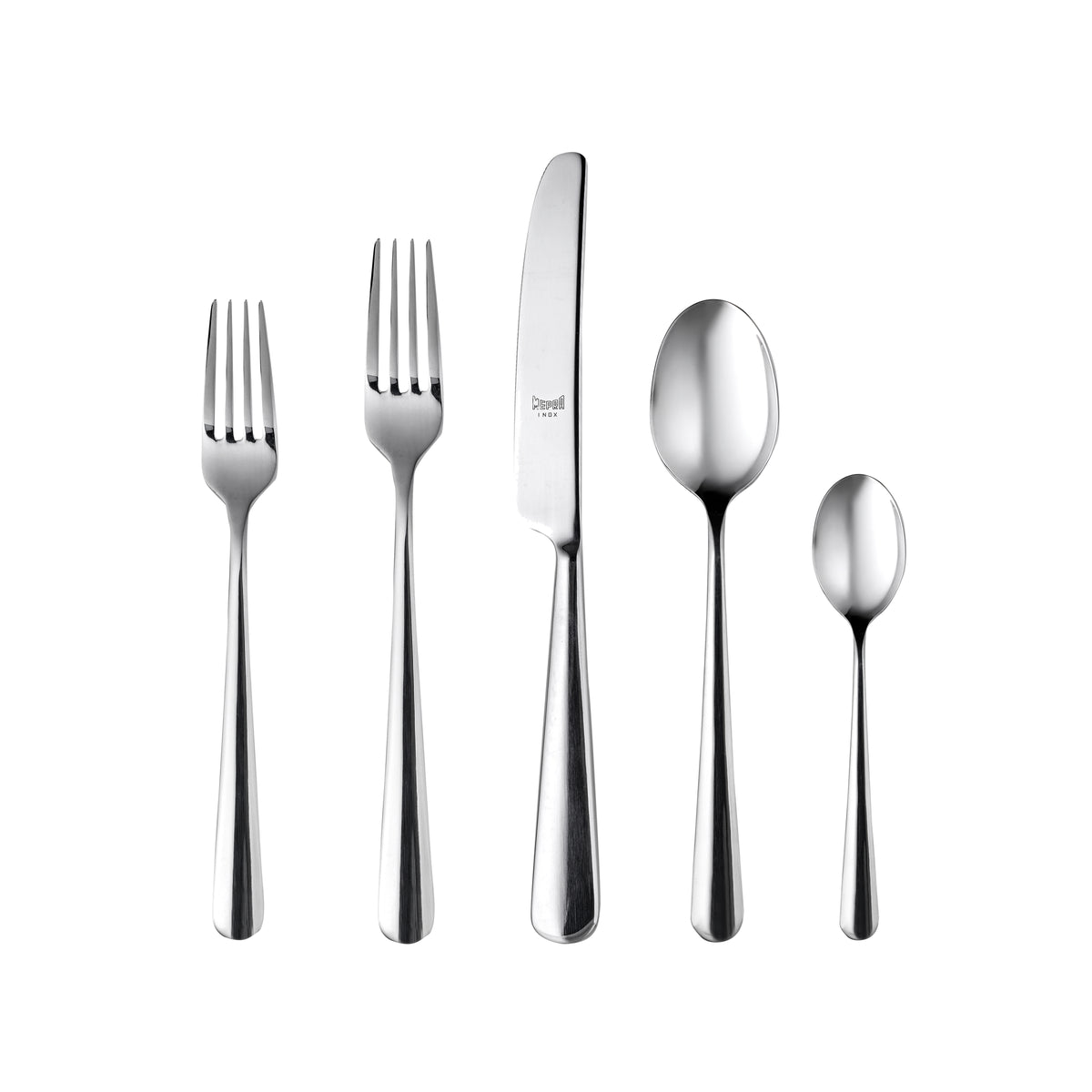 Mepra Stoccolma Everyday Flatware Set 20-Piece 18/10 Stainless Steel 107122020