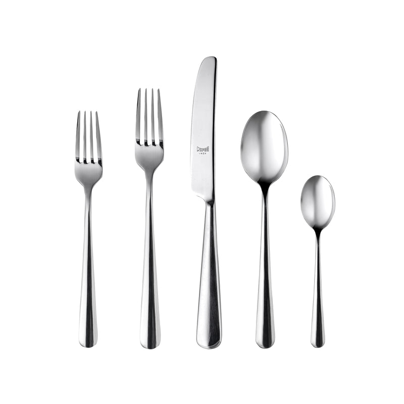 Mepra Stoccolma Everyday Flatware Set 20-Piece 18/10 Stainless Steel 107122020