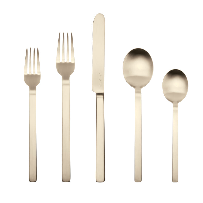 Stile Ice Champagne 5-PC Flatware Set 107522005IC