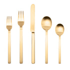 Stile Ice Oro (GOLD) 5-PC Flatware Set 107522005OI
