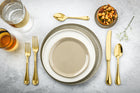 Mepra Perla Luxury Oro Gold Flatware Set 5-Piece 18/10 Stainless Steel 107622005O