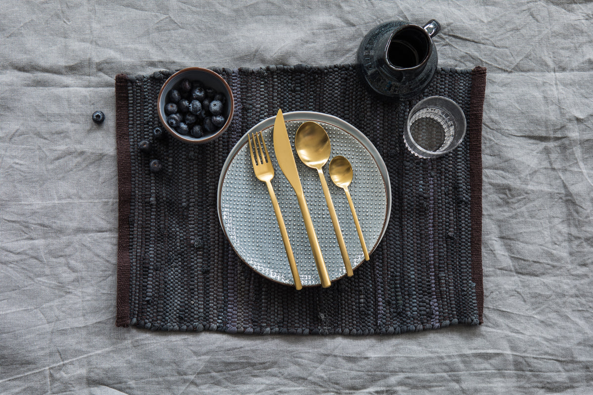 Mepra Due Luxury Ice Oro (GOLD Flatware Set 5-Piece 18/10 Stainless Steel 108022005