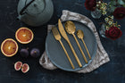 Mepra Due Oro Gold Flatware Set 5-Piece 18/10 Stainless Steel 108822005