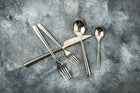 Mepra Linea Champagne Flatware Set 5-Piece 18/10 Stainless Steel 109322005