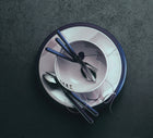 Mepra Fantasia Cobalt Blue Flatware Set 5-Piece 18/10 Stainless Steel 10C622005