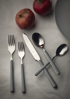 Mepra Fantasia Vicuna Light Brown Flatware Set 5-Piece 18/10 Stainless Steel 10I622005