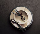 Mepra Fantasia Vicuna Light Brown Flatware Set 5-Piece 18/10 Stainless Steel 10I622005
