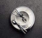 Mepra Fantasia China Gray Flatware Set 5-Piece 18/10 Stainless Steel 10W622005
