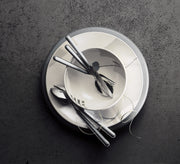 Mepra Fantasia China Gray Flatware Set 5-Piece 18/10 Stainless Steel 10W622005