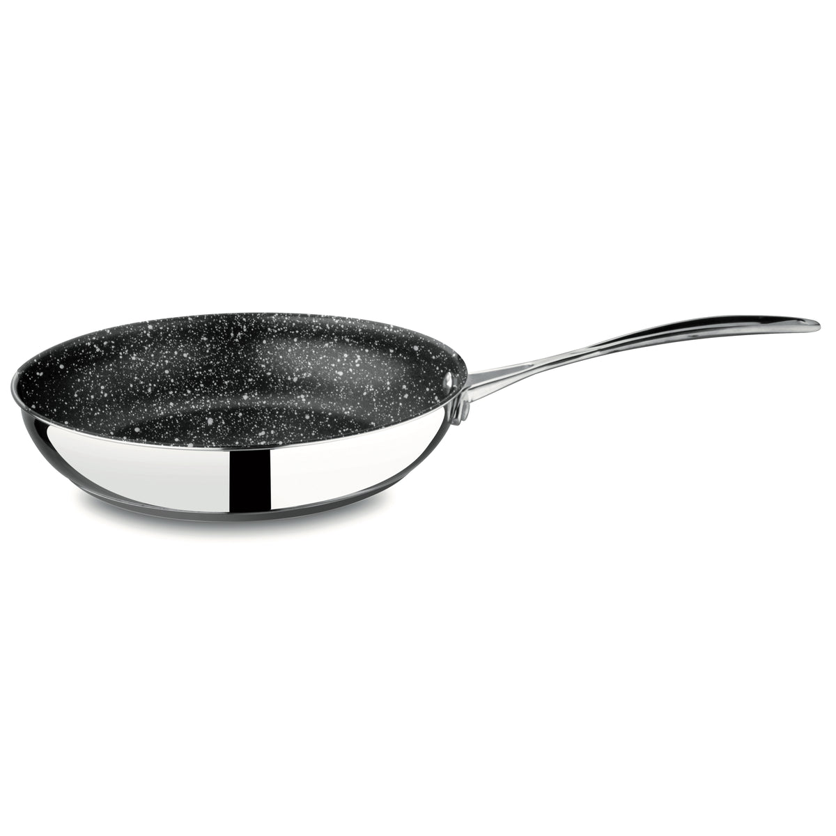 Mepra Glamour Stone Frying Pan 11" Non-Stick 18/10 Stainless Steel 30217928