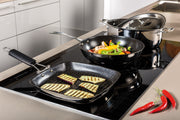 Mepra Glamour Stone Grill Pan 11" x 11" Non-Stick 18/10 Stainless Steel 302180